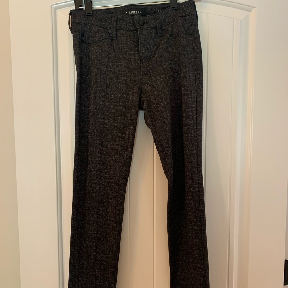 Liverpool Black Leggings - work style